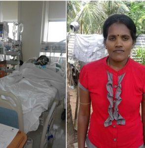 தாரள சிந்தை கொண்ட “மின்னல்” செந்தில் குமரனின்முயற்சியால் இதய நோயினால் பாதிக்கப்பட்ட அமுத செல்வியின் உயிராபத்து நீங்கியது