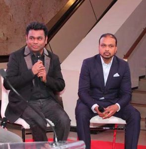 Launching Ceremony of IDEAL ENTERTAINMENT, the newest Film and Music Studio, announcing it collaboration projects with Internationally known Musical Maestro A. R. RAHMAN