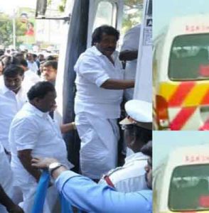 எம்.எல்.ஏ.க்கள் 8 பேருக்கு, ஒவ்வாமை சொகுசு விடுதிக்கு ஆம்புலன்ஸ் விரைவு