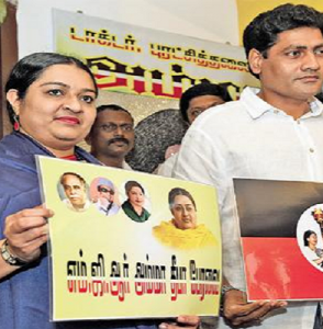 தனித்தனியே நிர்வாகிகள் பட்டியல்: கணவன் – மனைவி மோதலால் தீபா பேரவையில் குழப்பம்