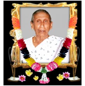 டாக்டர் கதிர் துரைசிங்கம் அவர்களின் தாயார் வரத லட்சுமி கதிர்காமத்தம்பி கொழும்பில் காலமானார்.