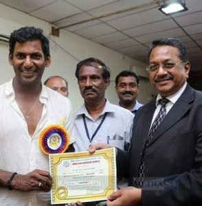 தயாரிப்பாளர் சங்கத் தலைவராக ஏப்.6-ல் விஷால் பதவியேற்பு
