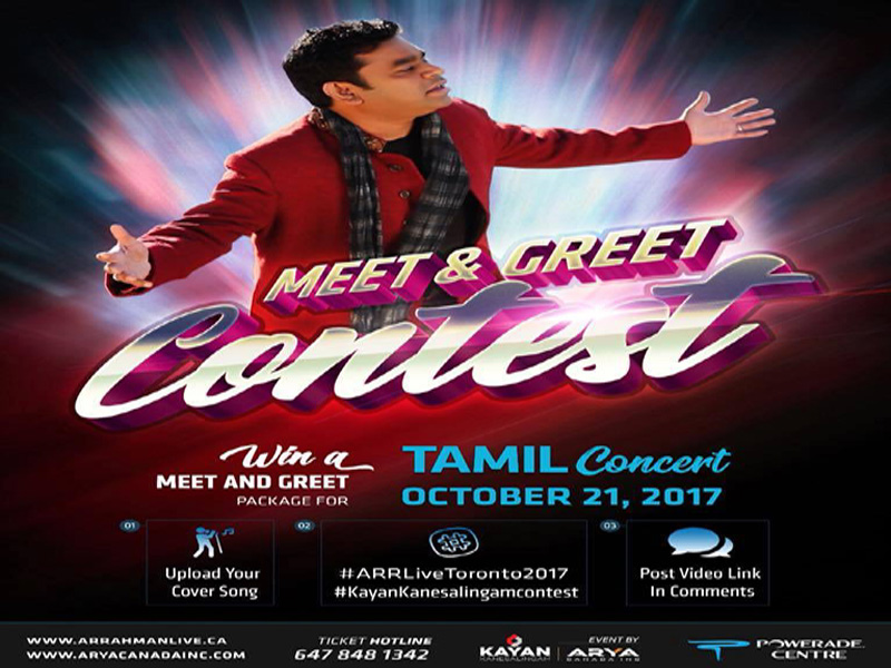 Legend of World Music and Creator A.R. Rahman is here in Toronto