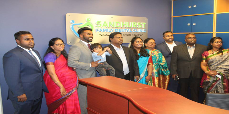 பல் வைத்தியர் டாக்டர பவித்ரா நந்தீஸ்வரர் அவர்களது Sandhurst Family Dental Clinic இனது திறப்பு விழா