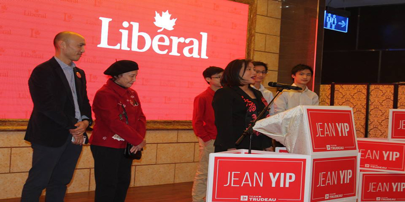 Jean jip, wife of former riding MP, Late Mr. Arnold Chan has become the new MP of Scarborough-Agincourt