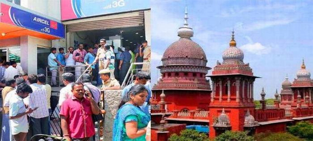 ஏர்செல் நிறுவனம் மீது நடவடிக்கை கோரி வழக்கு: ட்ராய், செல்போன் நிறுவனம் பதிலளிக்க உயர் நீதிமன்றம் உத்தரவு