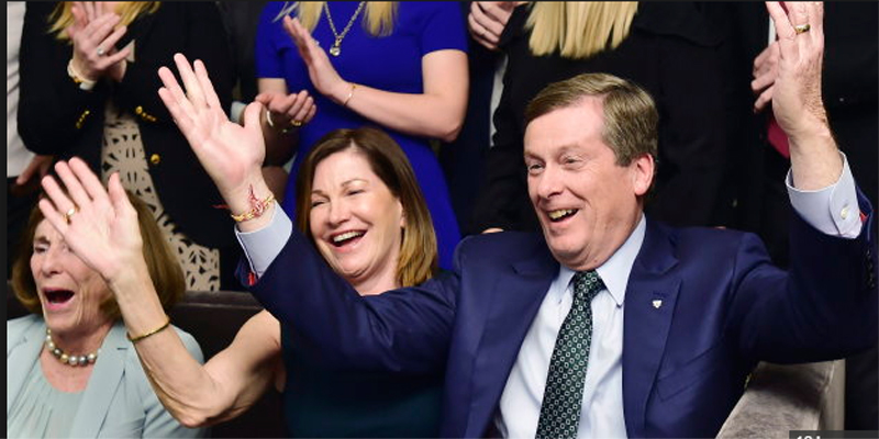 ஜான் டோரி டொராண்டோ மேயராக மீண்டும் தேர்ந்தெடுக்கப்பட்டார்