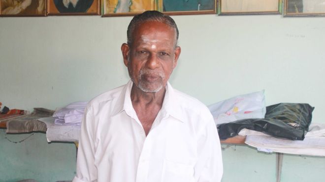 இலங்கைவாசி அழகய்யாவின் கடையை அலங்கரிக்கும் இந்திய தலைவர்கள்