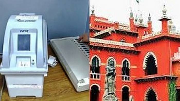 யாருக்கு வாக்களித்தோம் என்பதைப் பார்க்கும் ஒப்புகைச் சீட்டு: நாடாளுமன்ற தேர்தலில் 100% அமல்: தேர்தல் ஆணையம் உயர் நீதிமன்றத்தில் தகவல்