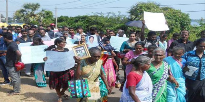 இலங்கையில் காணாமல் ஆக்கப்பட்டோருக்கு நீதி கோரி மட்டக்களப்பில் பேரணி