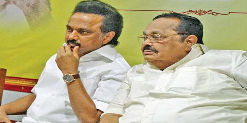 வருமான வரித் துறையினர் விரித்த வலையில் சிக்கிய துரைமுருகன்