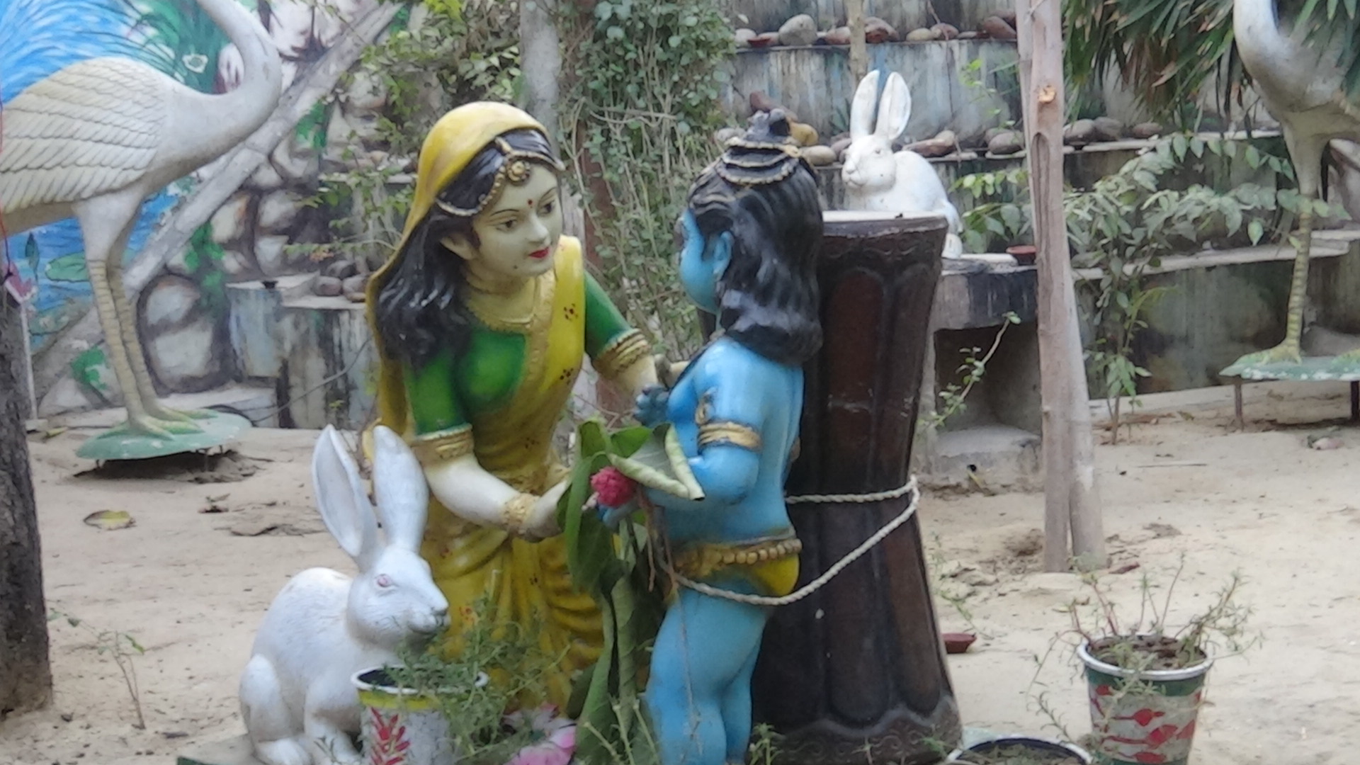 கிருஷ்ண விரிந்தவனத்தில் மங்கள ஆர்த்தி !!