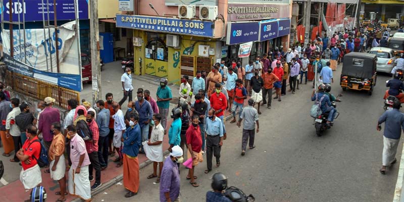 திருமணத்துக்கு 20 பேர்; மது வாங்க 500 பேருக்கு அனுமதியா? திருமணத்துக்கு 20 பேர்; மது வாங்க 500 பேருக்கு அனுமதியா?